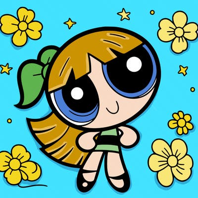 a powerpuff girl