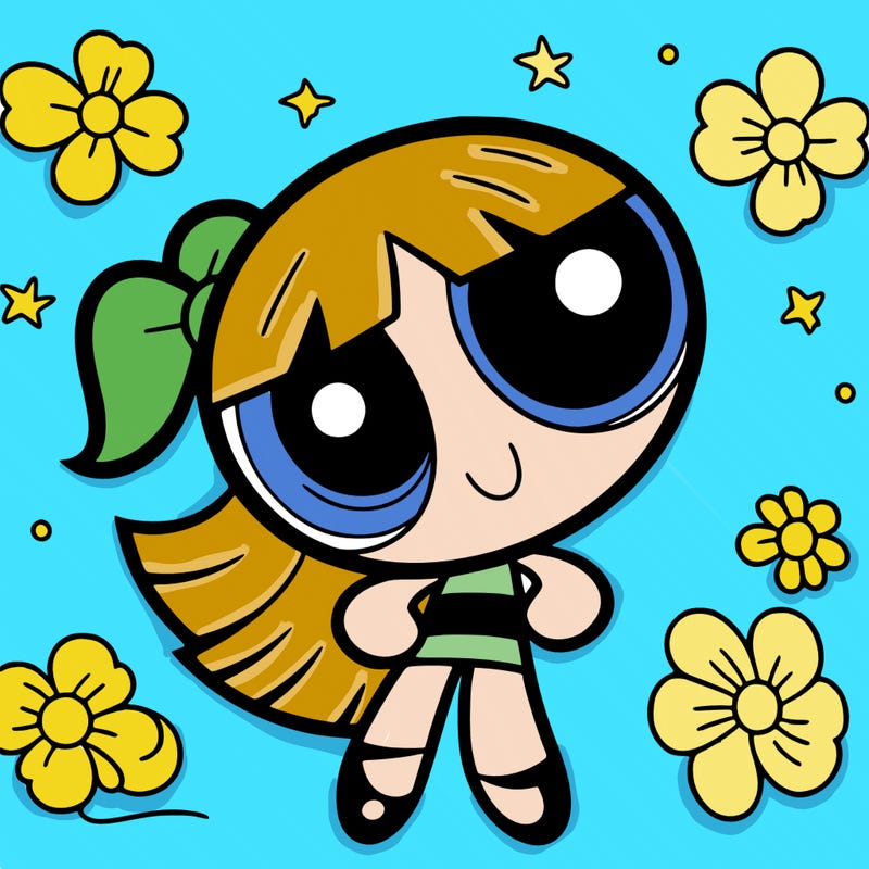 a powerpuff girl