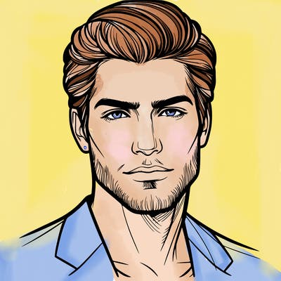 handsome man