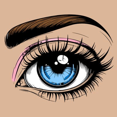 realistic eye