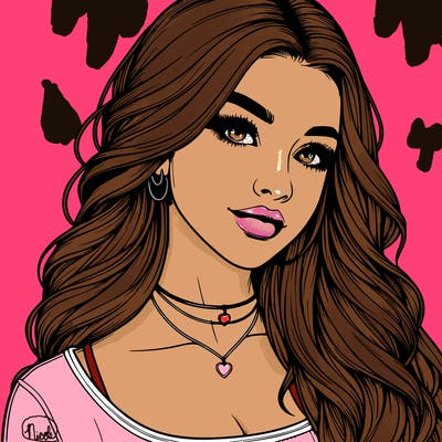 detailed realistic girl