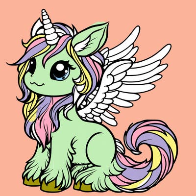 simple fantasy animal