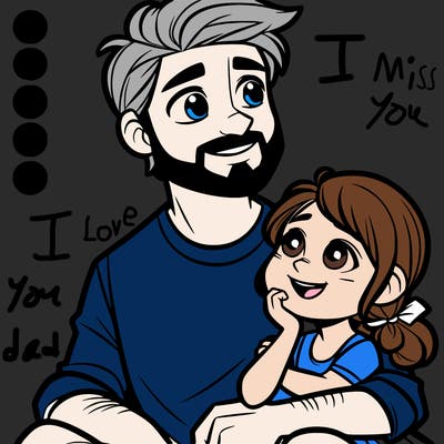 dad with his daughter