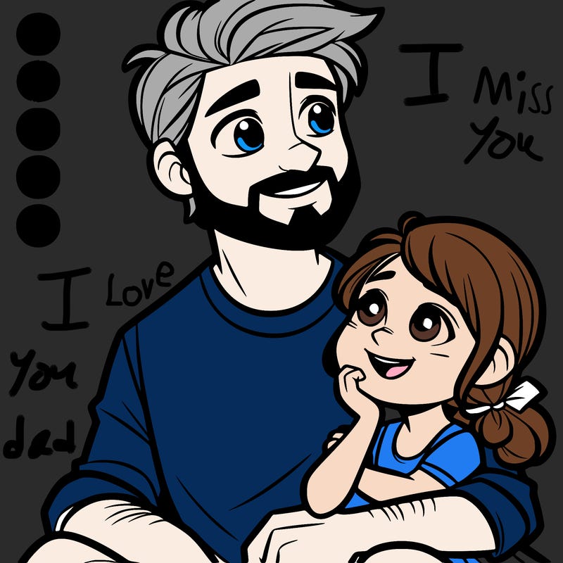 dad with his daughter