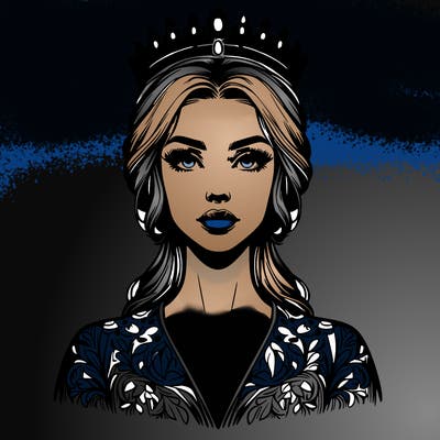 realistic beautiful queen