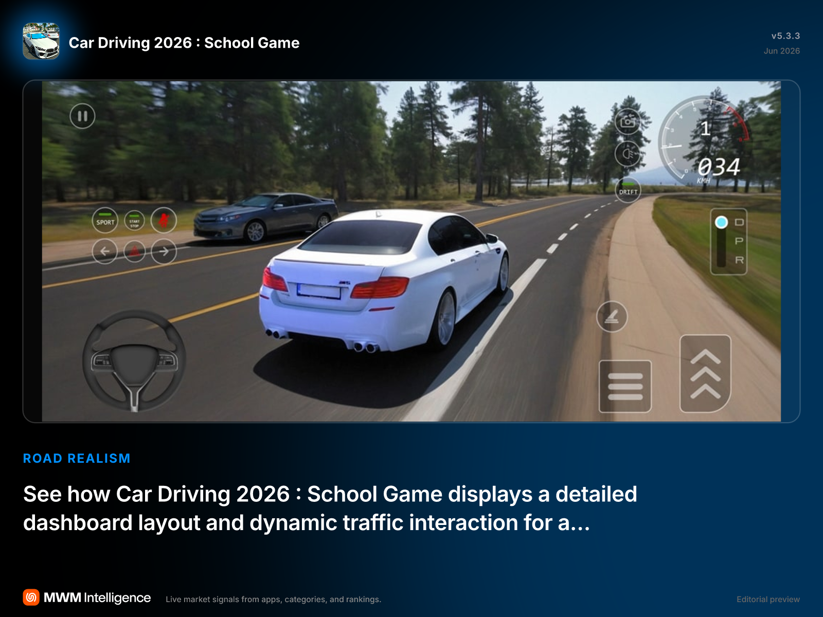 Car Driving 2026 : School Game - Games App | MWM