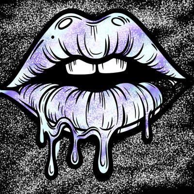 lips that look realistic and drip