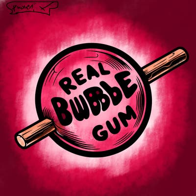 real bubble gum