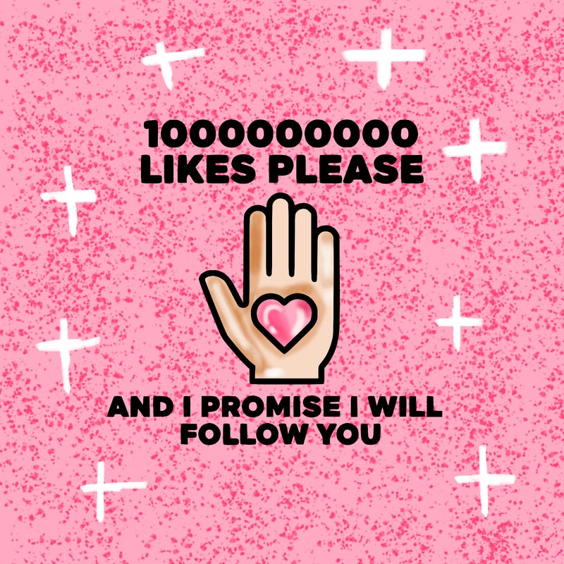 100000000000 likes please and i promise i will follow you