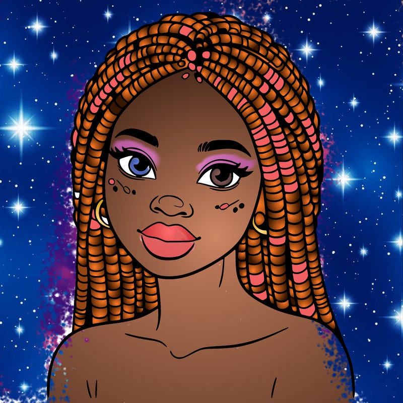 african woman with fulani braids