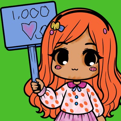 a girl holding a sign