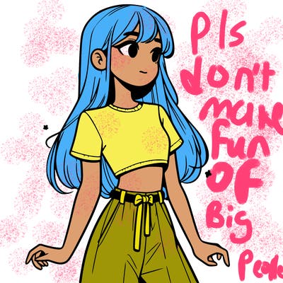 girl in a cute crop top