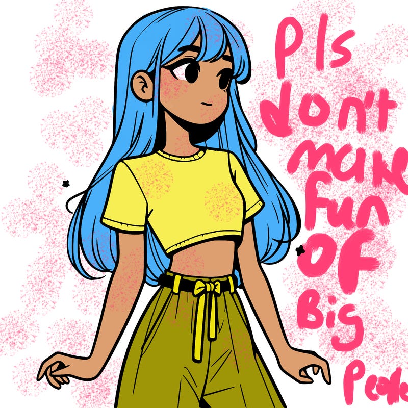 girl in a cute crop top