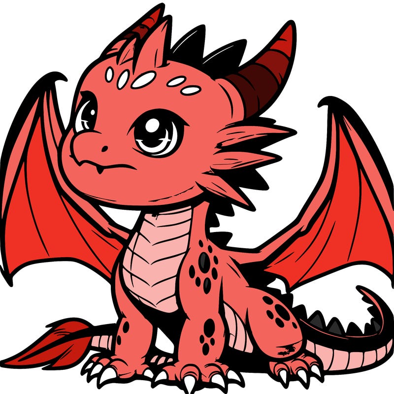 fierce baby night dragon