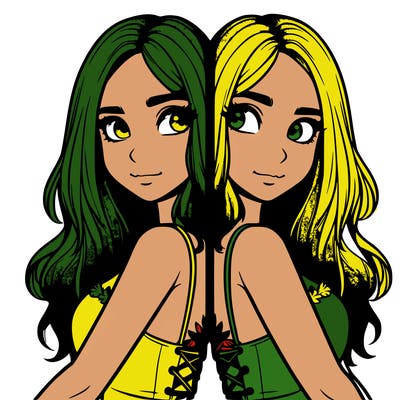a realistic girl split