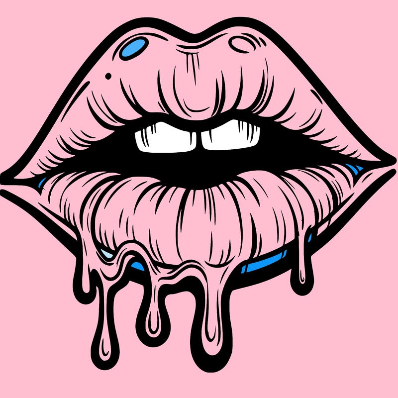 lips that look realistic and drip