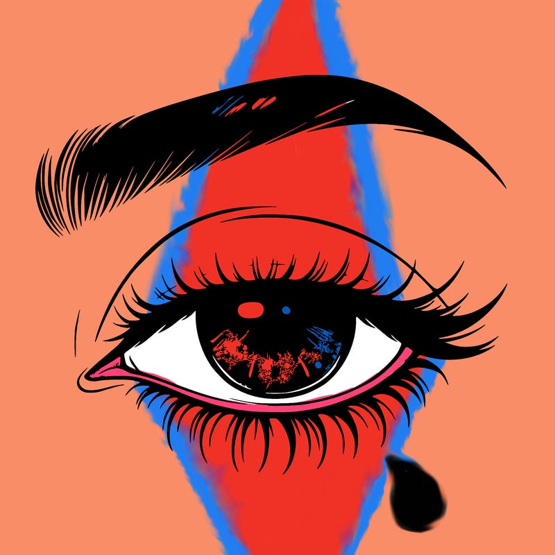 eye closed realistic