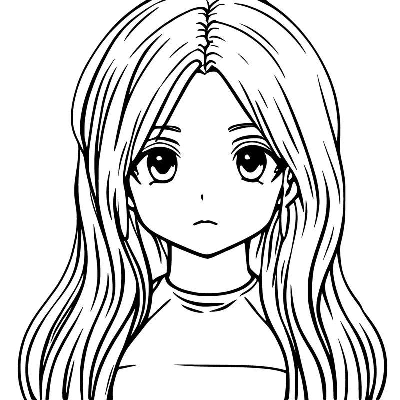cute realistic manga character