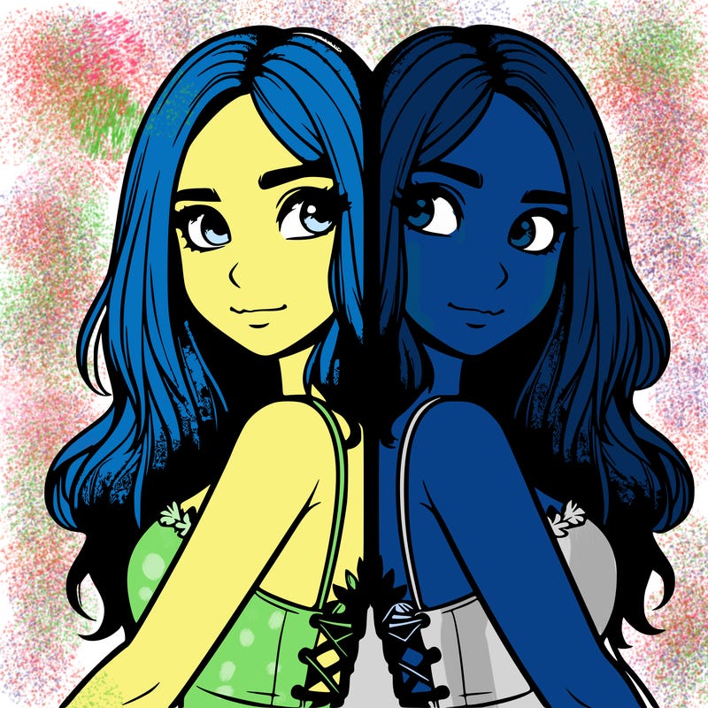 a realistic girl split