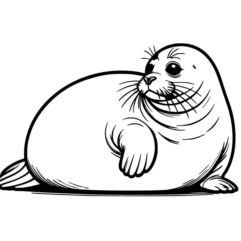 realistic fat seal