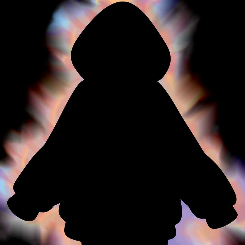 girl in oversized hoodie