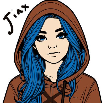 realistic girl with a hoodie
