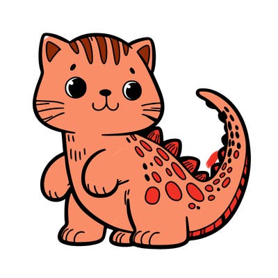 cat dinosaur
