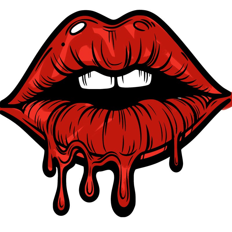 lips that look realistic and drip