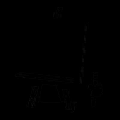 blank canvas ready to be painted on