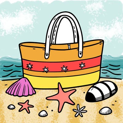 a beach bag