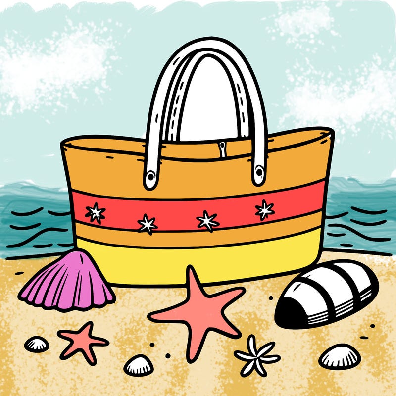 a beach bag