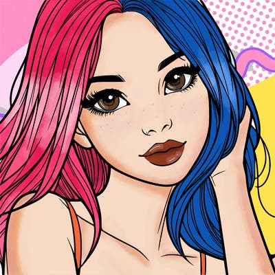 beautiful realistic girl