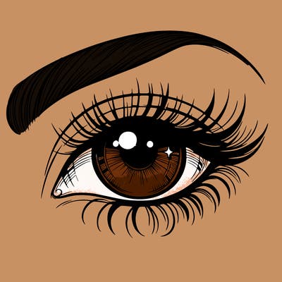 a beautiful eye