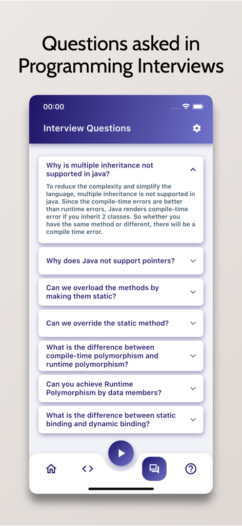 Learn Java - OnePercent - Education App | MWM