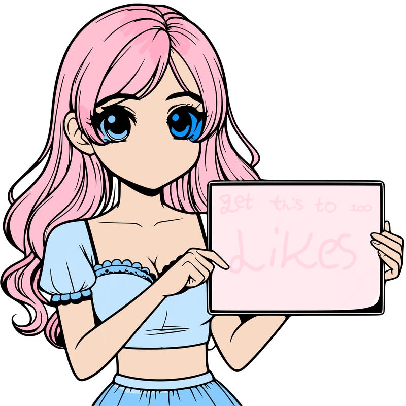 realistic pretty girl holding blank sign