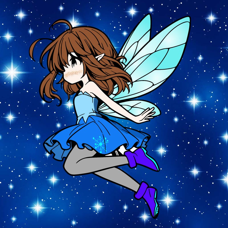 manga fairy flying