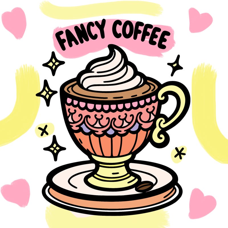 fancy coffee