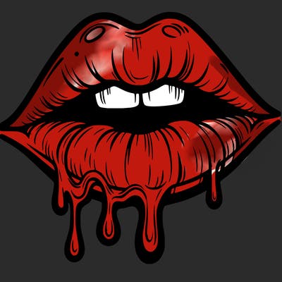 lips that look realistic and drip