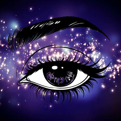 eye closed realistic