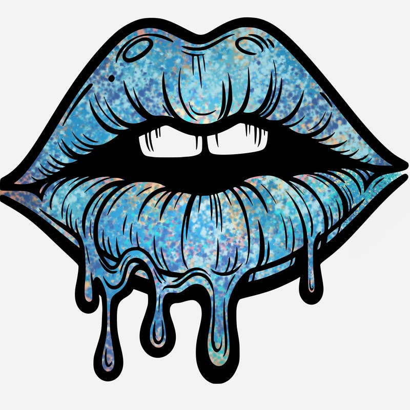 lips that look realistic and drip