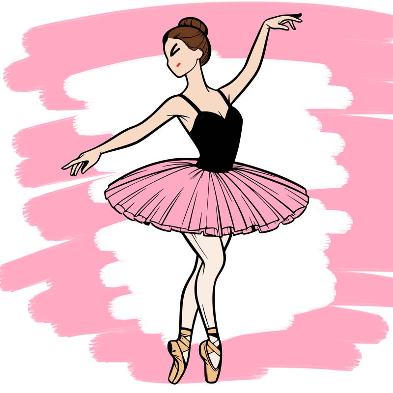 realistic ballerina