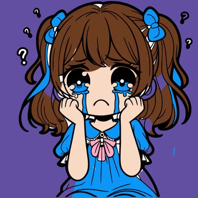 a devastated girl