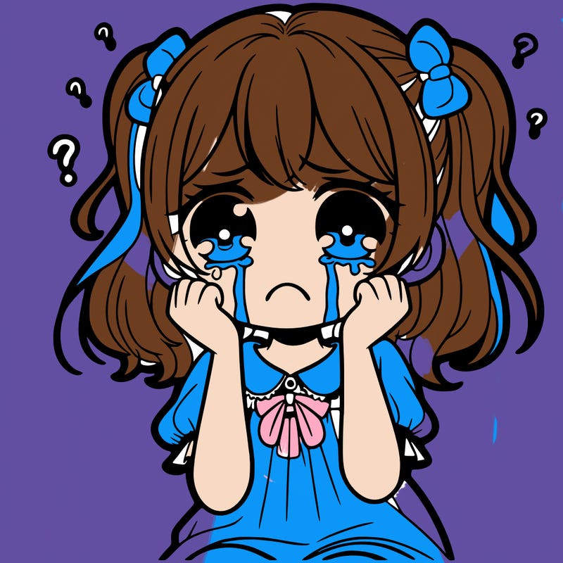 a devastated girl