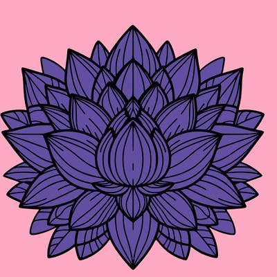 lotus flower mandala
