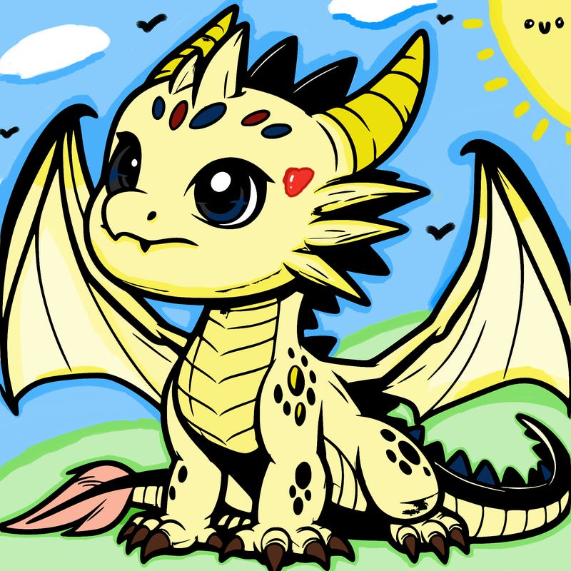 fierce baby night dragon