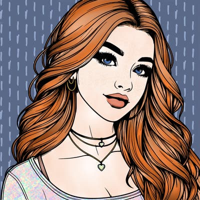 detailed realistic girl