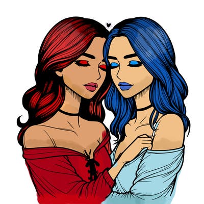 realistic girls in love