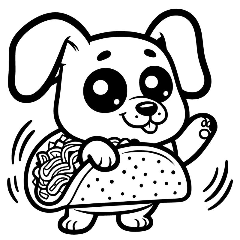 dog in taco