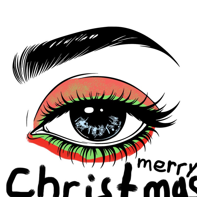 eye closed realistic