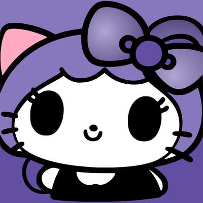 kuromi from hello kitty